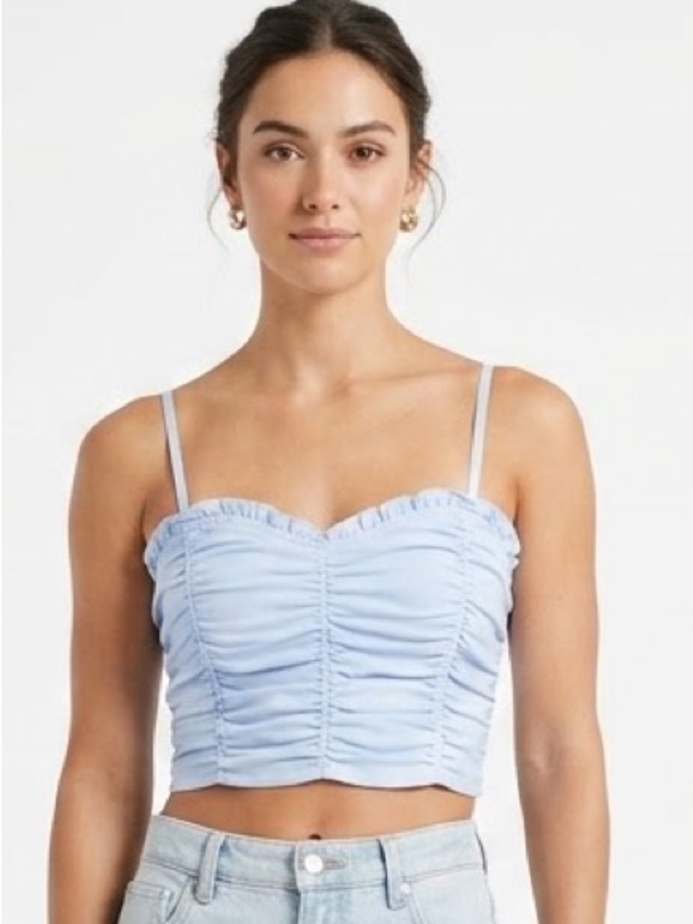 Forever 21 Light Blue Straight Leg Jeans